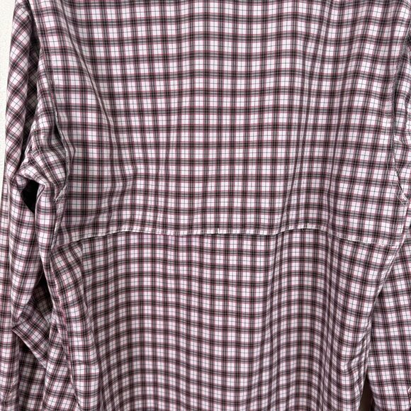 Cinch Men’s Plaid Button Down Shirt XL Western Cowboy Rodeo Mesh Performance - Picture 5 of 14